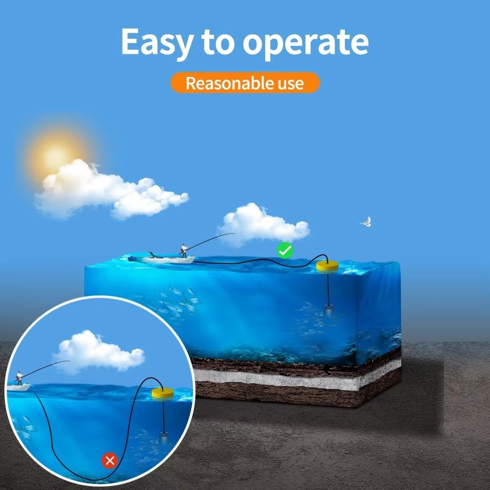 Fish Finder Portable - Handheld Portable Fish Finder LCD Screen