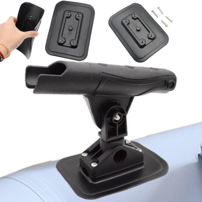 Fish Finder Mount - 1 Set Inflatable Boat Fishing Rod