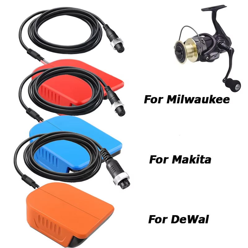 Fish Finder Battery - NEW Portable Fishing Reel Adapter for