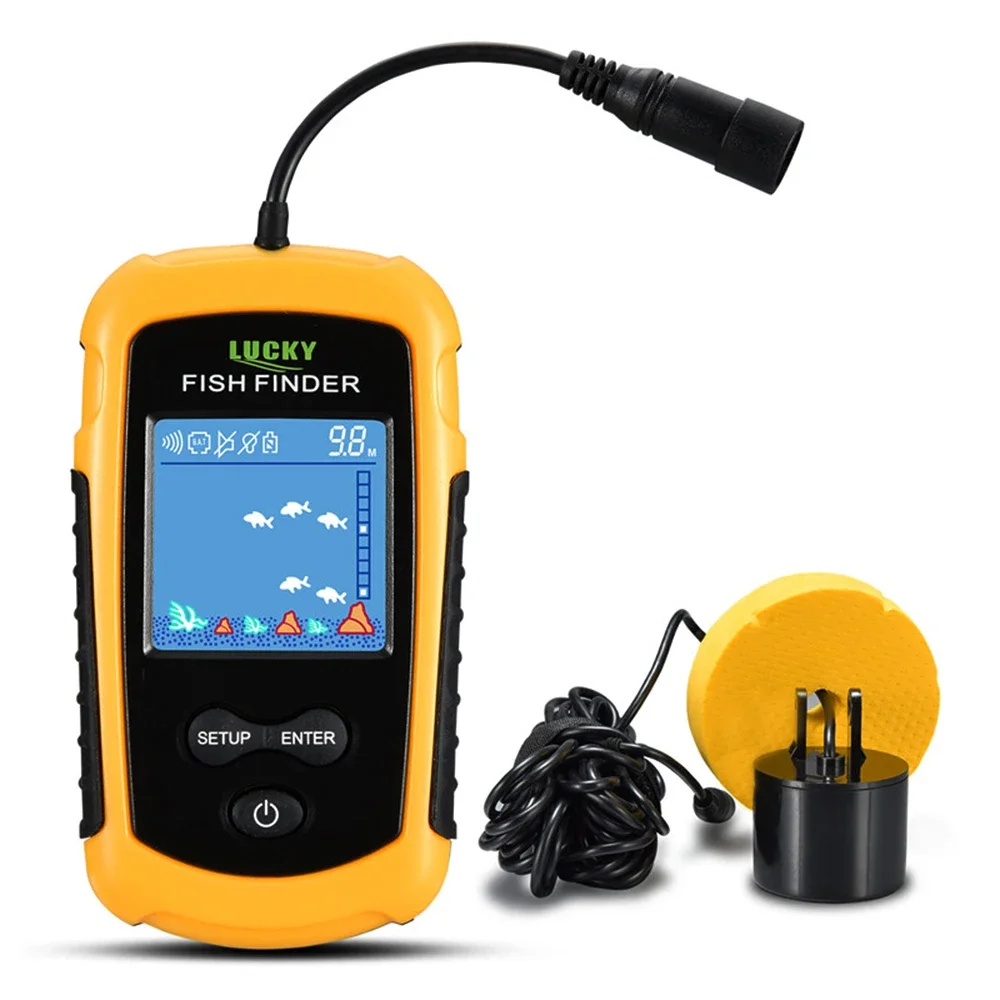 Fish Finder Portable - Lucky LCD Color Screen Portable Wired