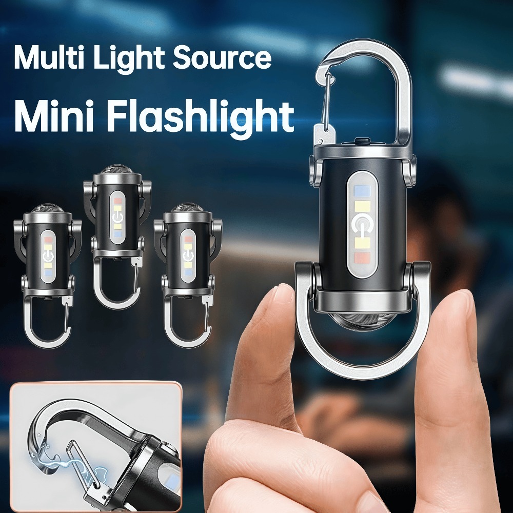 Fishing Light - Portable Keychain Light Mini Keyring Flashlight