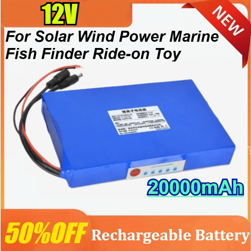 Fish Finder Charger - 12V 20Ah for Solar Wind Power
