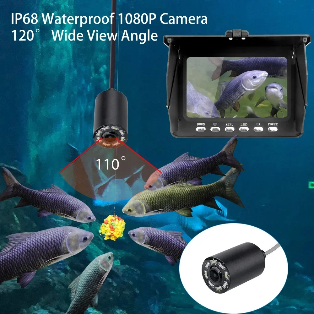 Fish Finder 5.0 Inch LCD Displ - огляд і ціна Fishing Camera