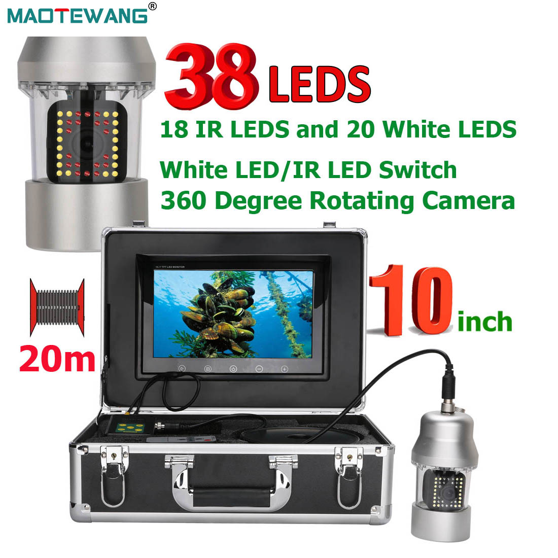 MAOTEWANG Underwater Fishing V - огляд і ціна Fish Finder Cable