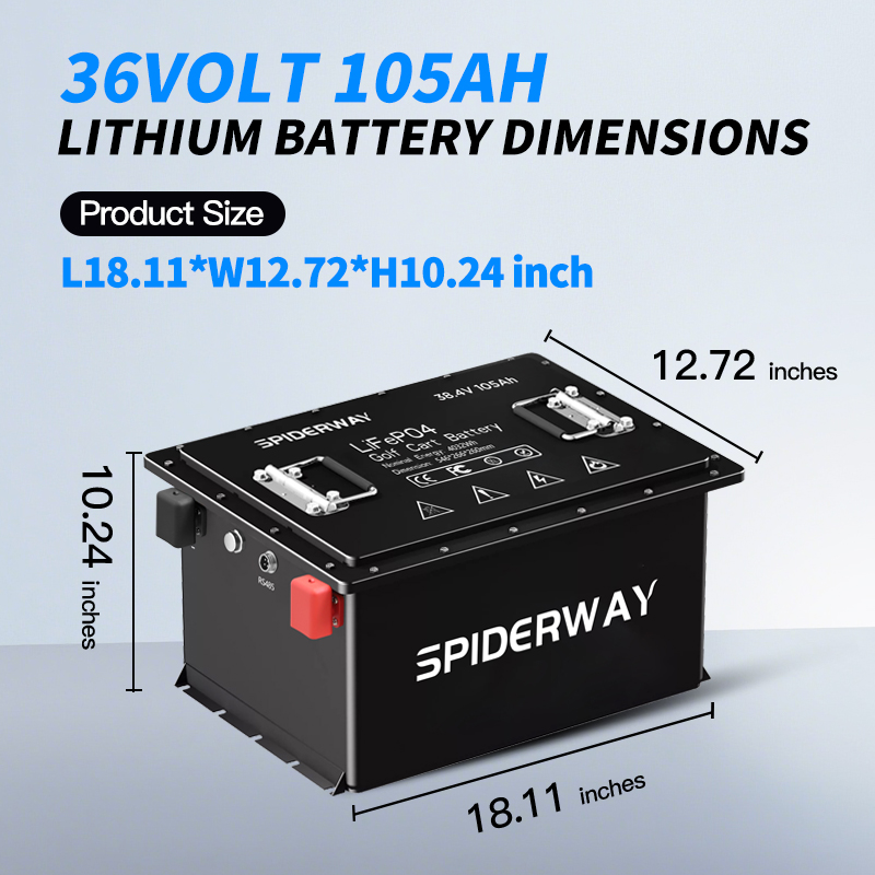 36V 105Ah Golf Cart LiFePO4 Li - огляд і ціна Fish Finder Charger