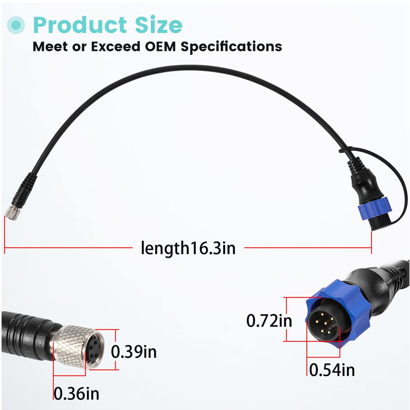 1852060, 29594, MKR-US2-10 Son - огляд і ціна Fish Finder Cable