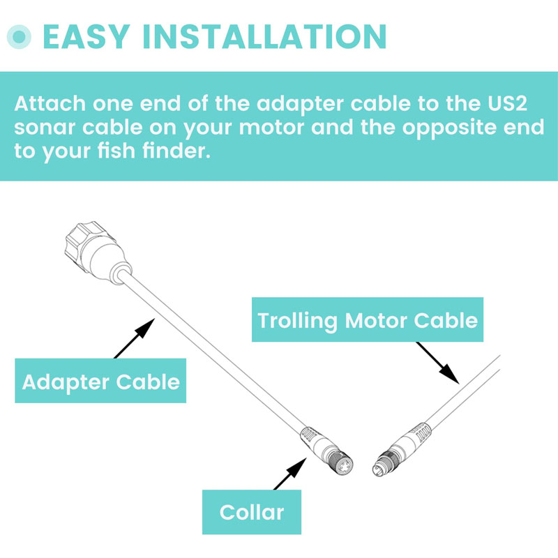 1852060, 29594, MKR-US2-10 Son - огляд і ціна Fish Finder Cable