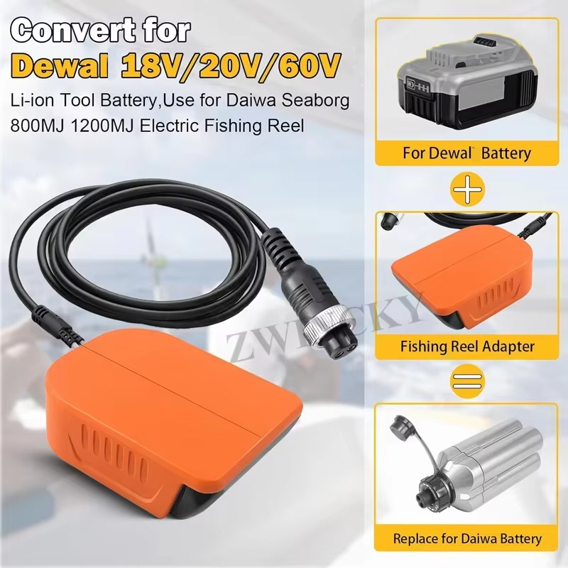 NEW Portable Fishing Reel Adap - огляд і ціна Fish Finder Battery