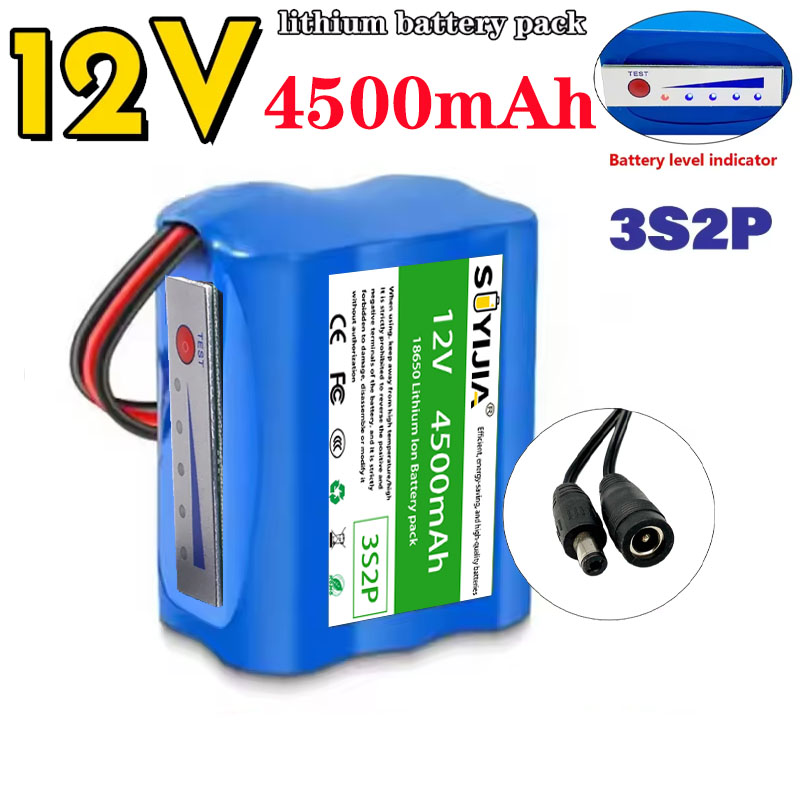 18650 Lithium Battery 3s2p 12v - огляд і ціна Fish Finder Portable