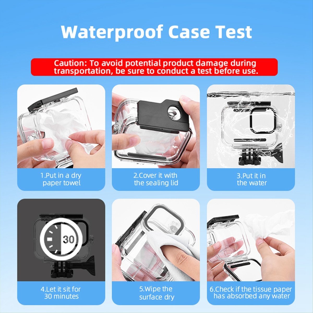 M05K 60M Waterproof Case for G - огляд і ціна Underwater Camera