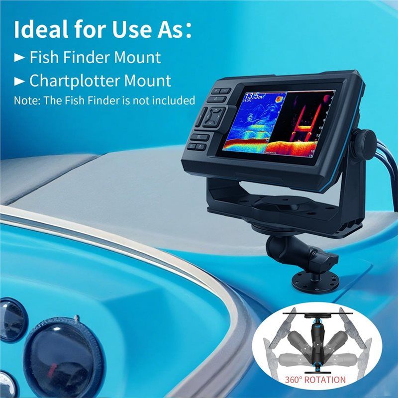 AA90-Aluminum Fish Finder Moun - огляд і ціна Fish Finder Case