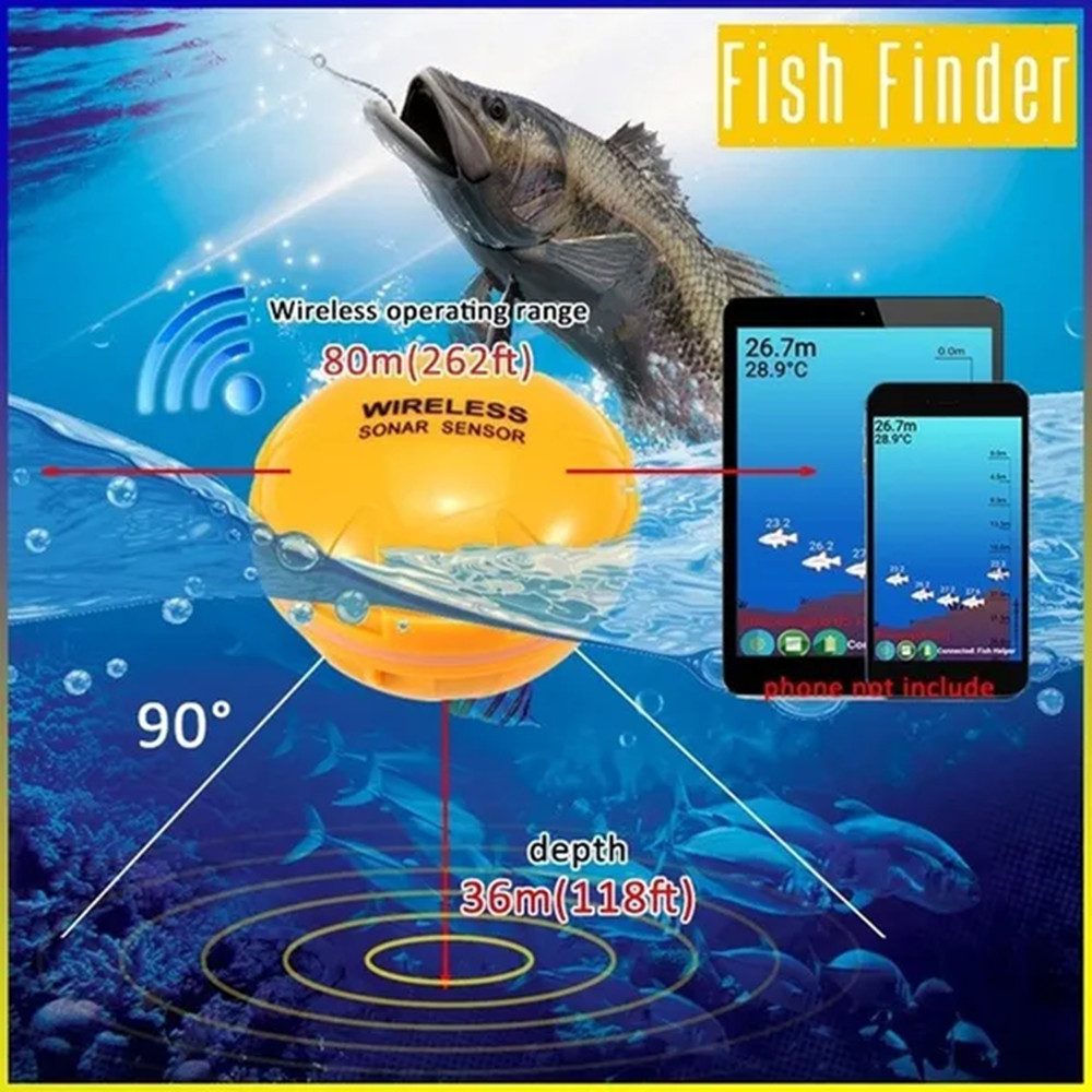 PUPOPAN 100M Brand New Smart P - огляд і ціна Fish Finder Gps