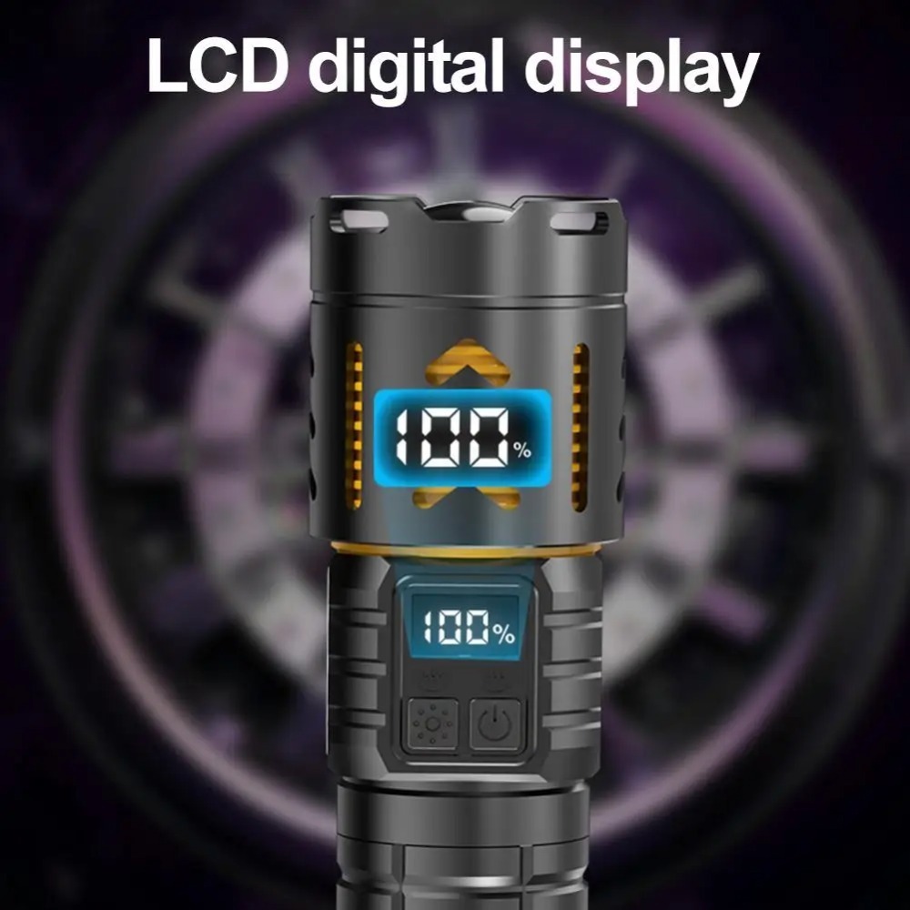 High Power LED Flashlight Zoom - огляд і ціна Fishing Light