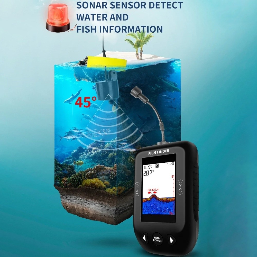 45 Degrees XF03 Fish Finders L - огляд і ціна Fish Finder Portable
