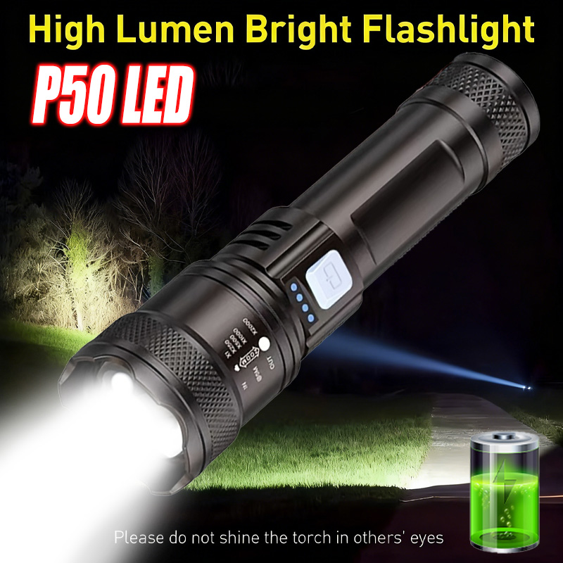 High Power LED Flashlight,USB  - огляд і ціна Fishing Light