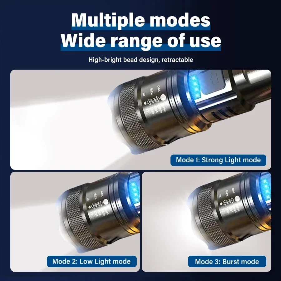 High Power LED Flashlight,USB  - огляд і ціна Fishing Light