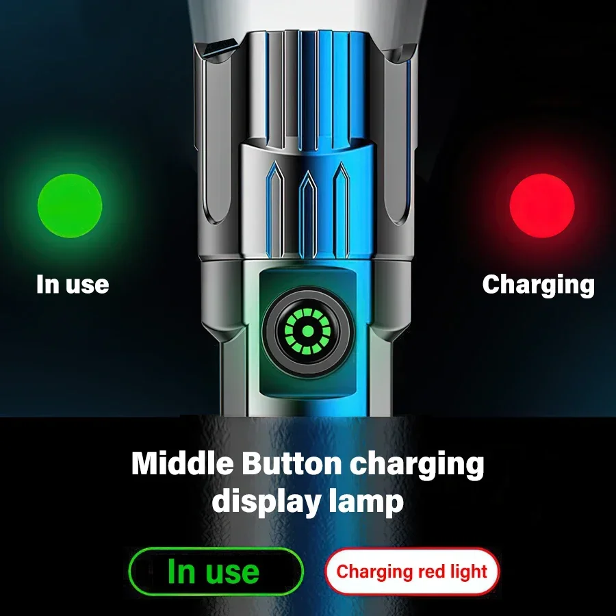 High Power LED Flashlight,USB  - огляд і ціна Fishing Light