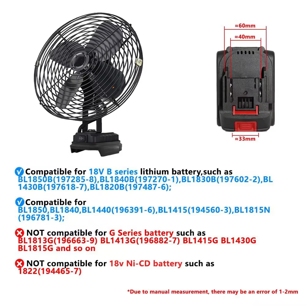6/8In Camping Fan Outdoor Fish - огляд і ціна Fish Finder Battery