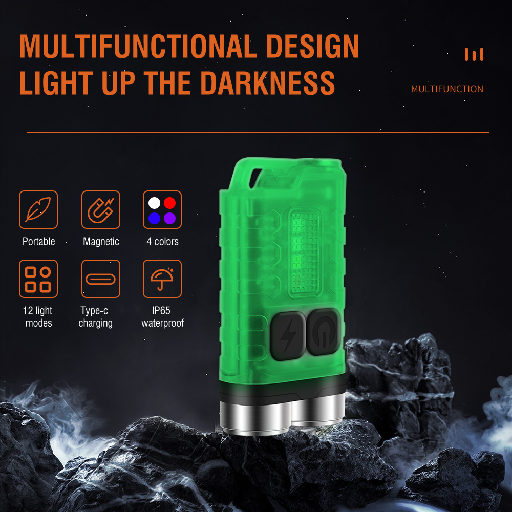 V3 EDC Flashlight Mini Keychai - огляд і ціна Fishing Light