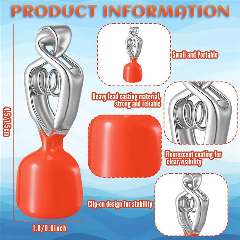 Clip-On Water Deep Gauge Instr - огляд і ціна Fishing Depth Finder