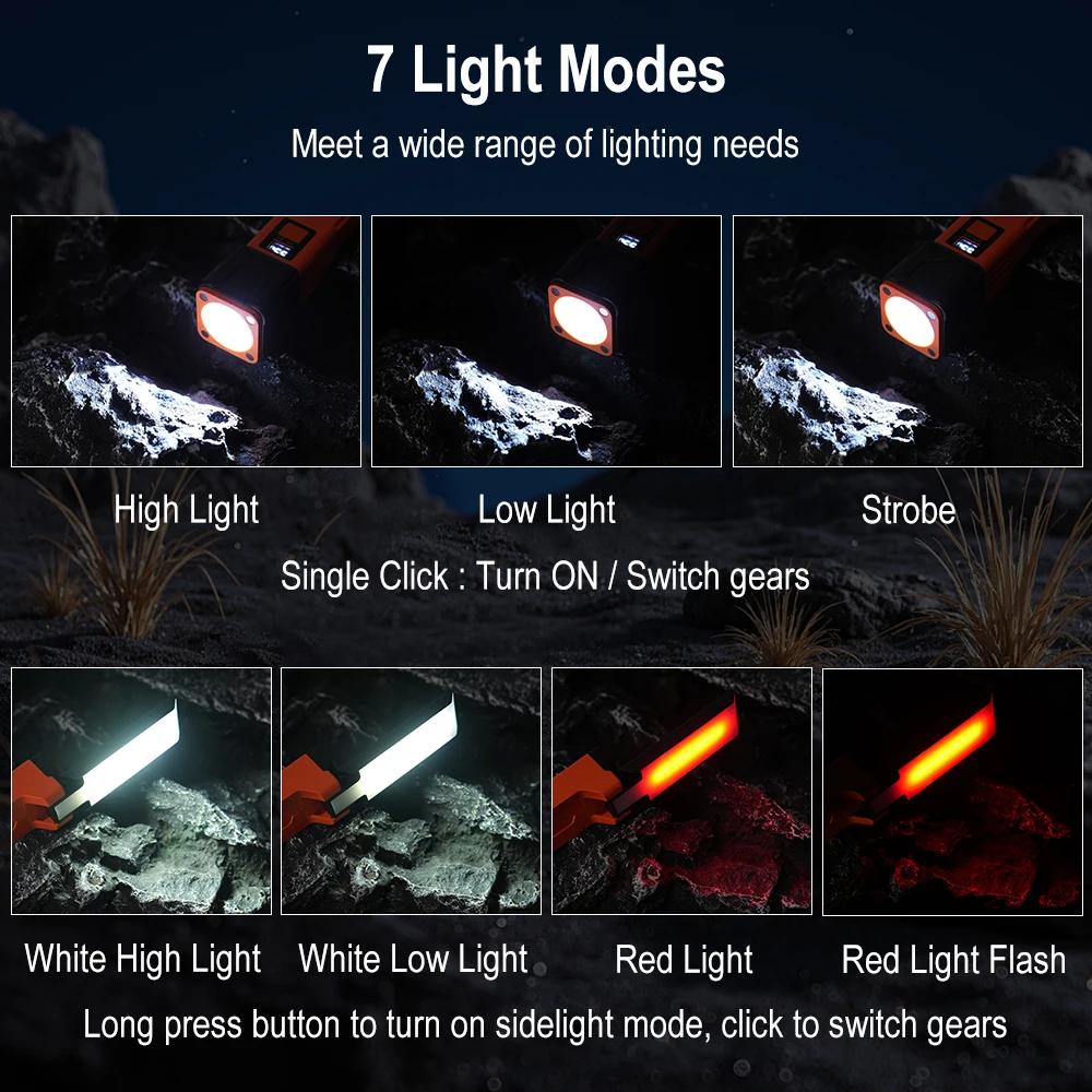 BORUiT 300LM LED Work Light Zo - огляд і ціна Fishing Light