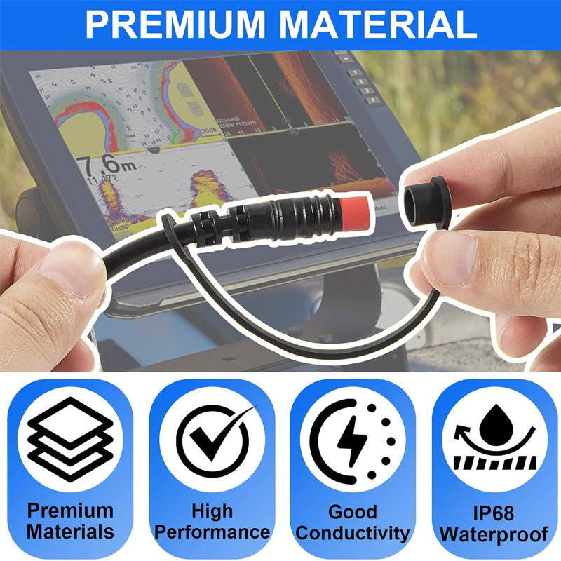 Marine 4-Pin Power Cable Conne - огляд і ціна Fish Finder Cable