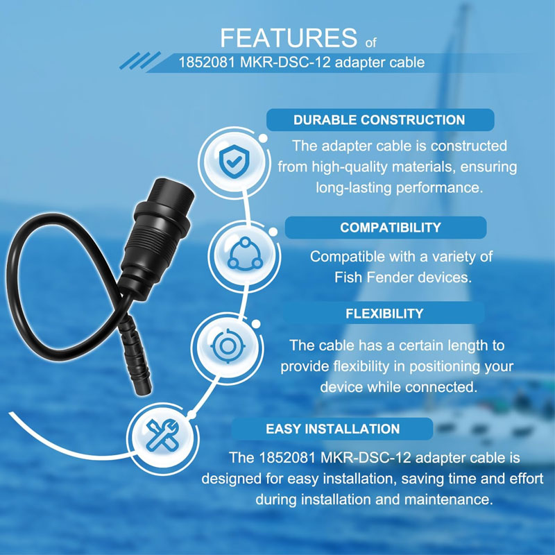 1852081 MKR-DSC-12  4-Pin Fish - огляд і ціна Fish Finder