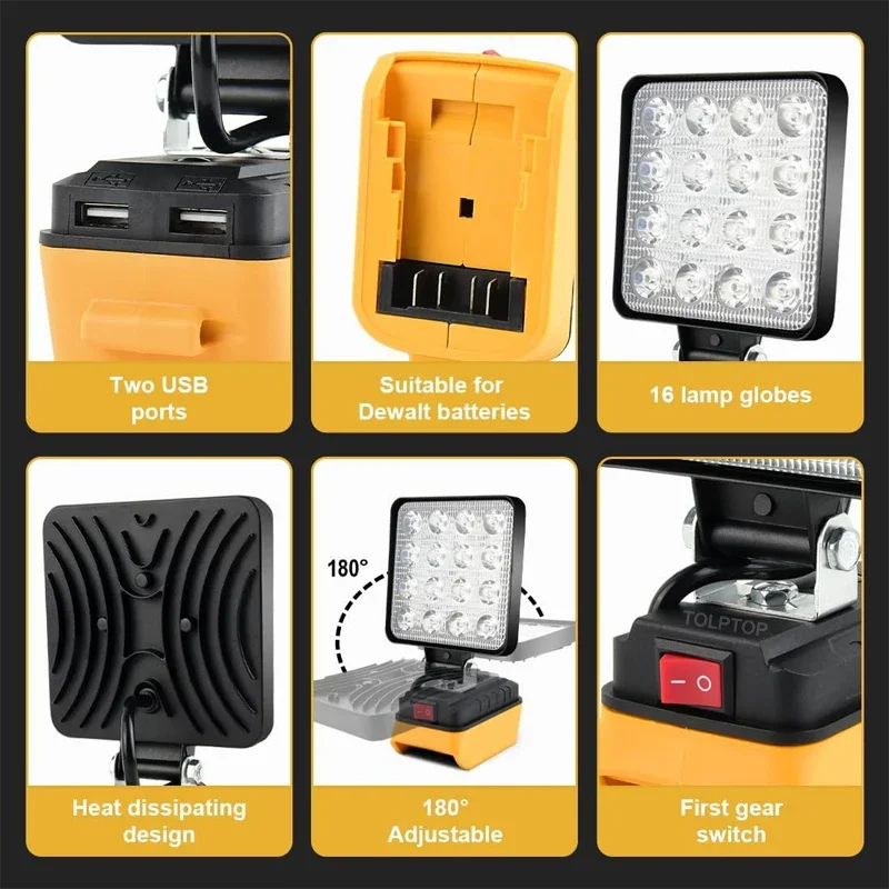 4Inch Led Light Handheld Spotl - огляд і ціна Fish Finder Battery