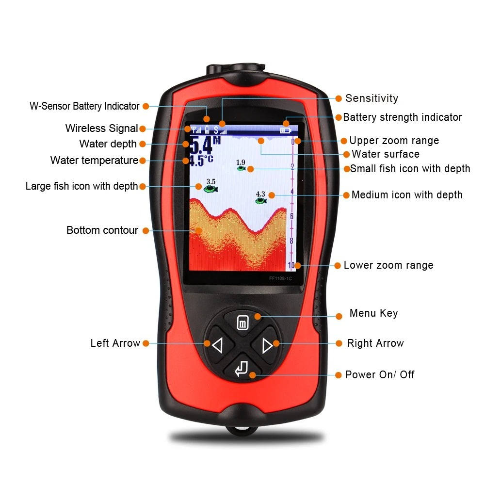 Wired fish finder high definit - огляд і ціна Fish Finder