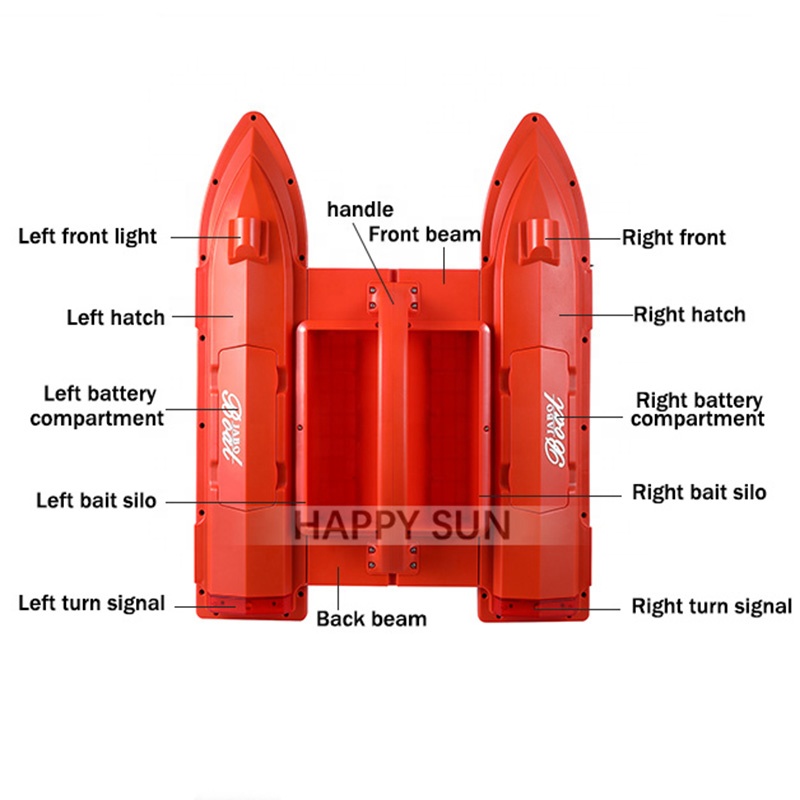 Europe USA Orange JABO5CG Two  - огляд і ціна Fish Finder Gps