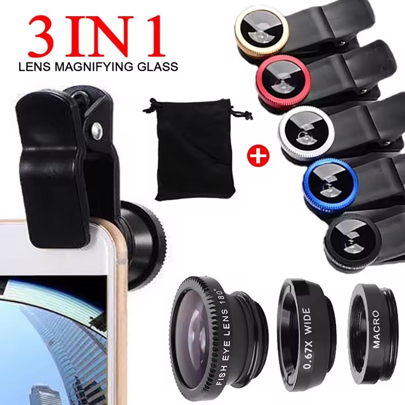3 In 1 Fisheye Phone Lens 0.67 - огляд і ціна Fishing Camera