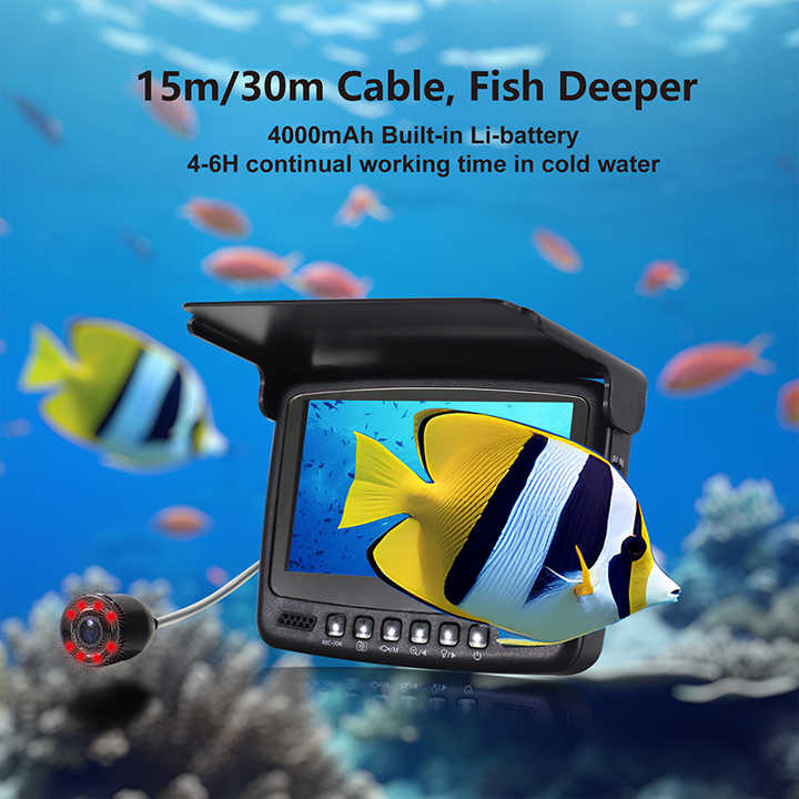 4.3 Inch Screen  Underwater 15 - огляд і ціна Fishing Camera