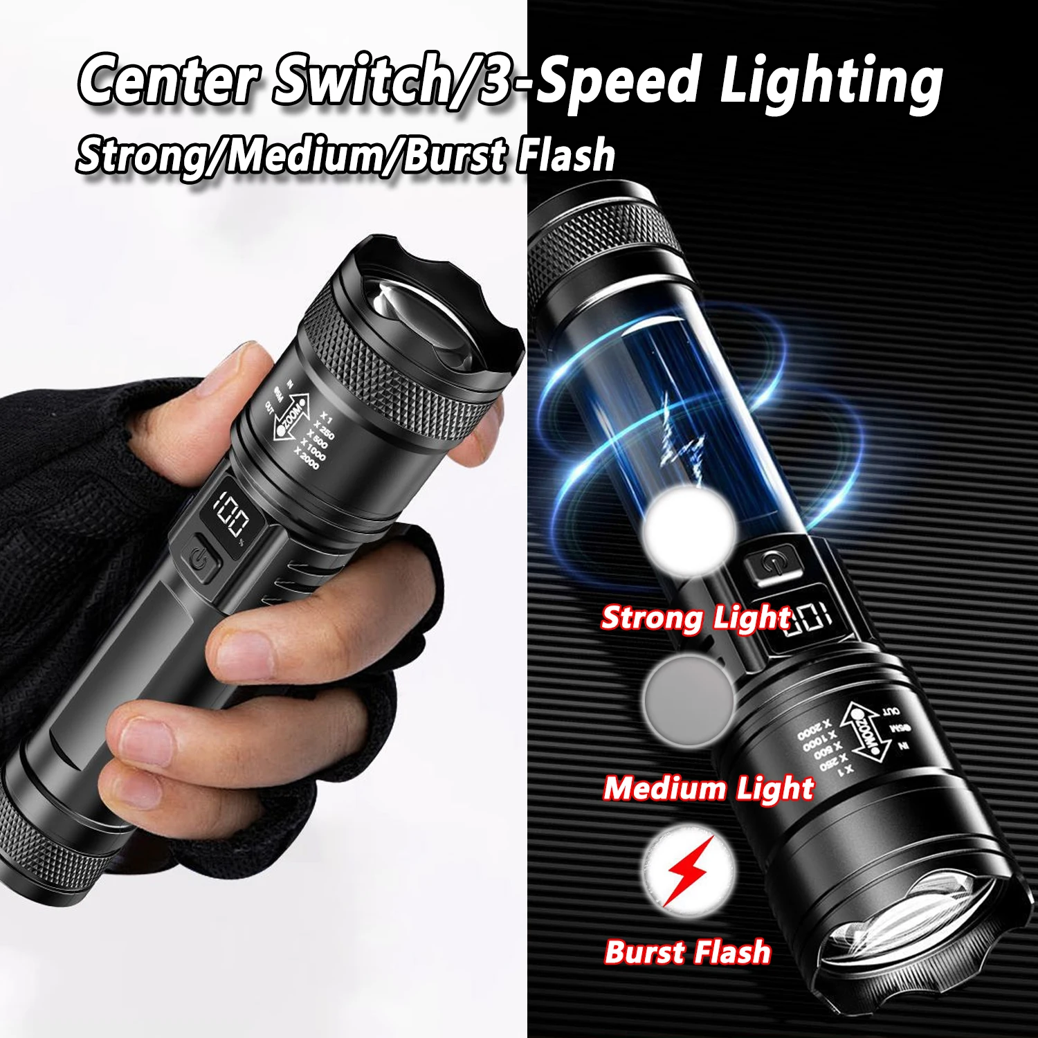 Ultra Bright LED Flashlight 20 - огляд і ціна Fishing Light