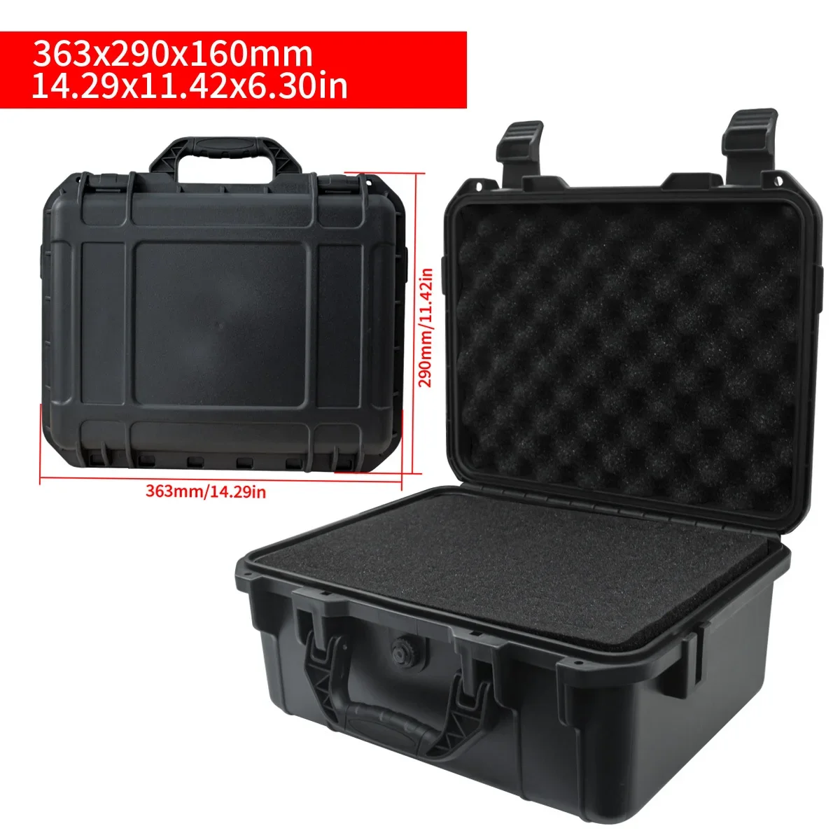1 portable toolbox with pre cu - огляд і ціна Fish Finder Case