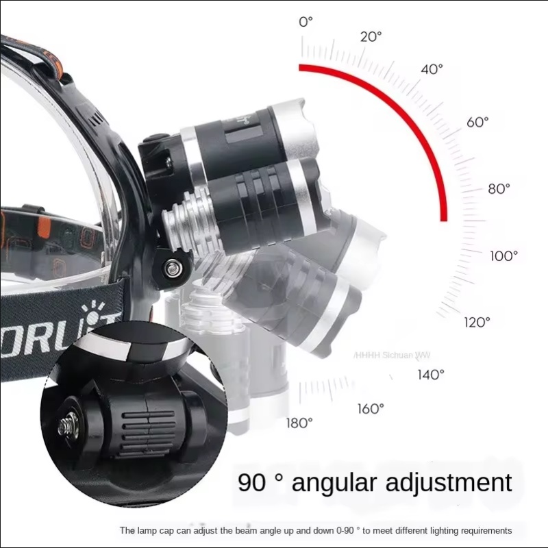 High Power LED Headlamp 18650  - огляд і ціна Fish Finder Battery