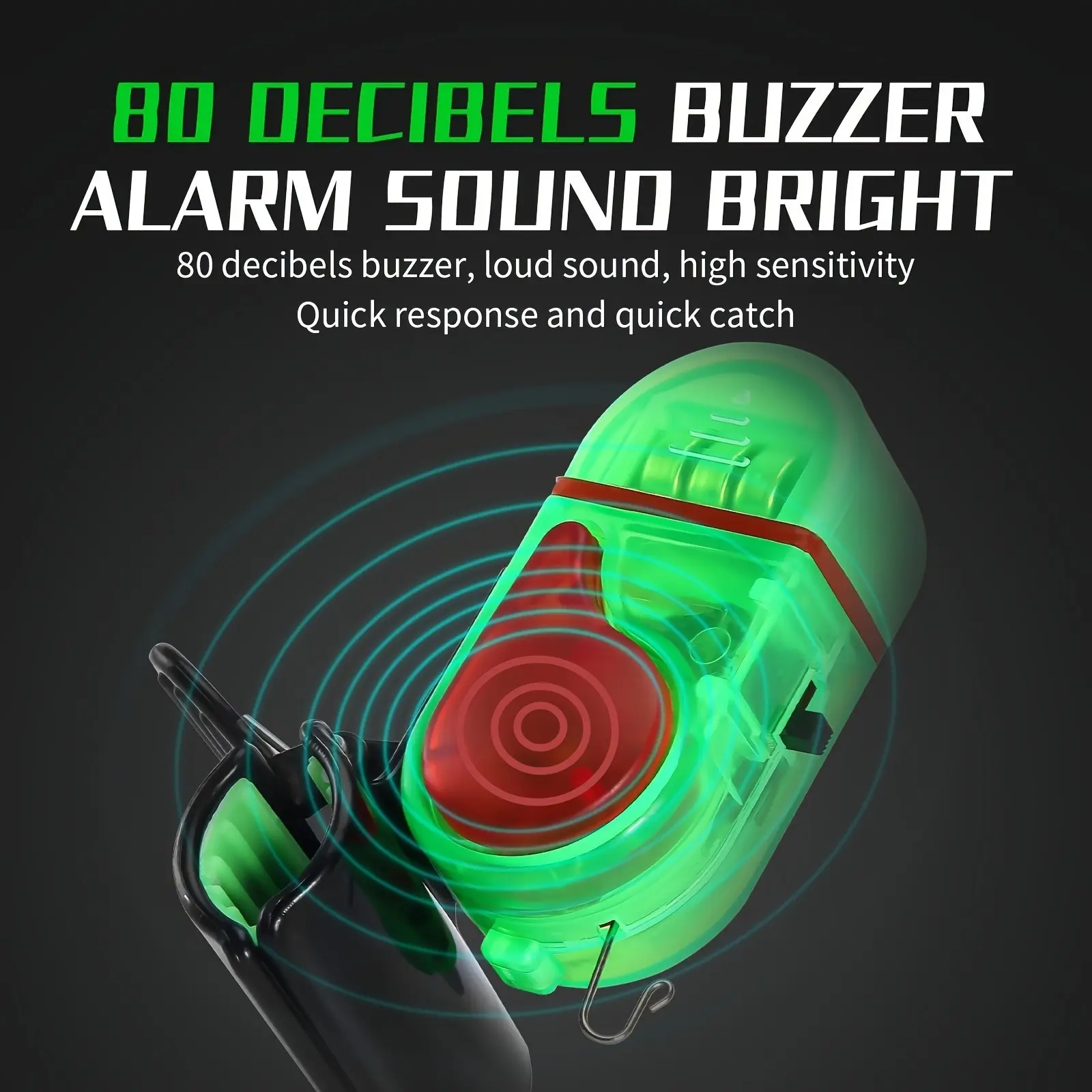 2PCS LED Fishing Bite Alarm, 2 - огляд і ціна Bite Indicator